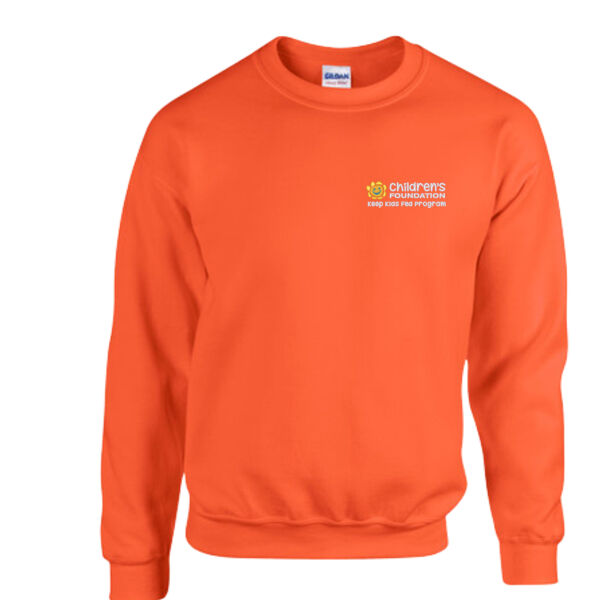 Embroidered Heavy Blend Fleece Crewneck Thumbnail